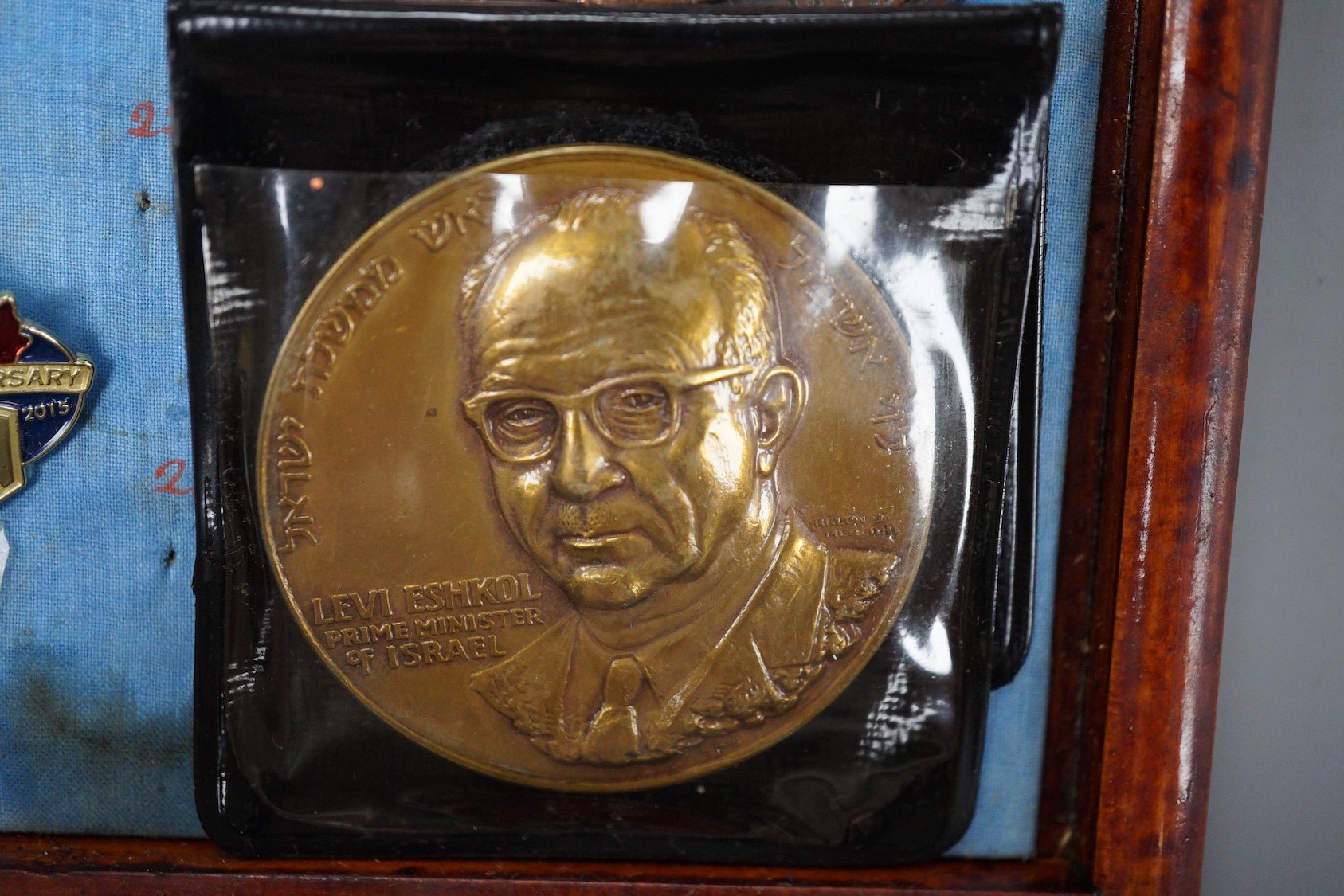 Soviet Union coin, medals, Communist Party badges and Israel commemorative coins and medals